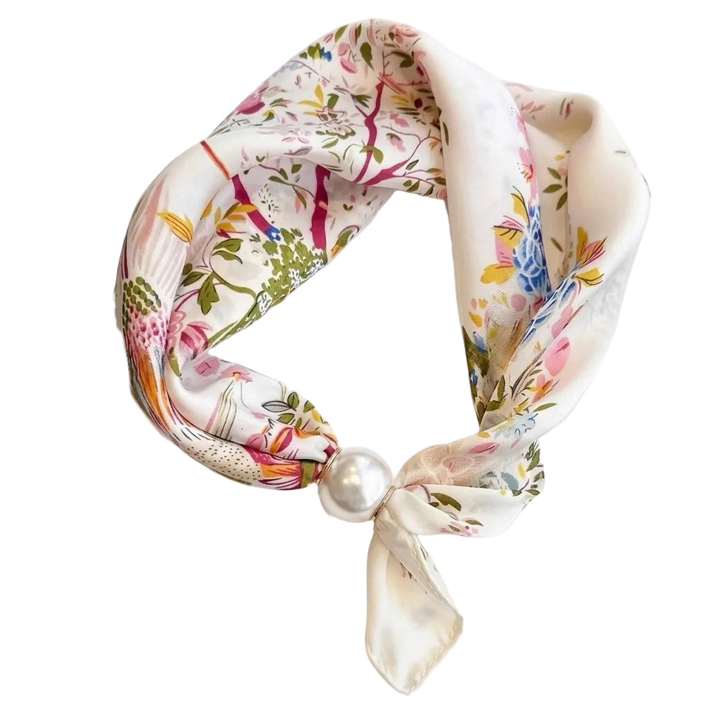 Women's floral scarf