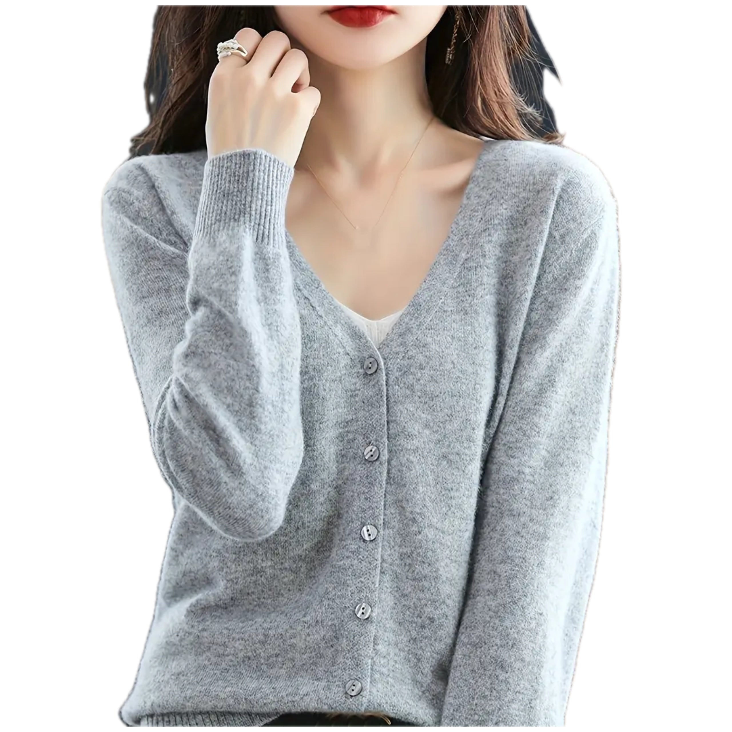 Damski Kardigan z Wiskozą