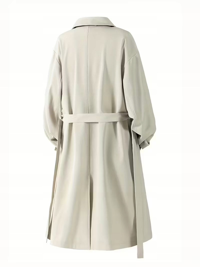 Męski Trencz Dwurzędowy