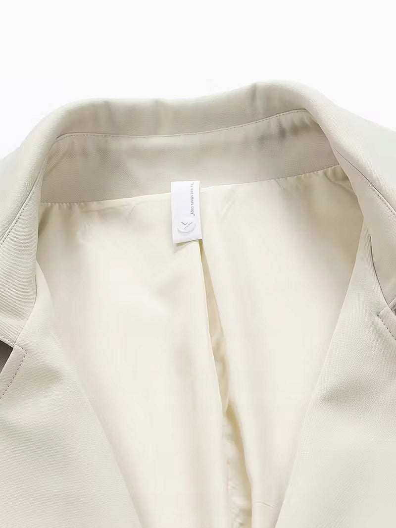 Męski Trencz Dwurzędowy