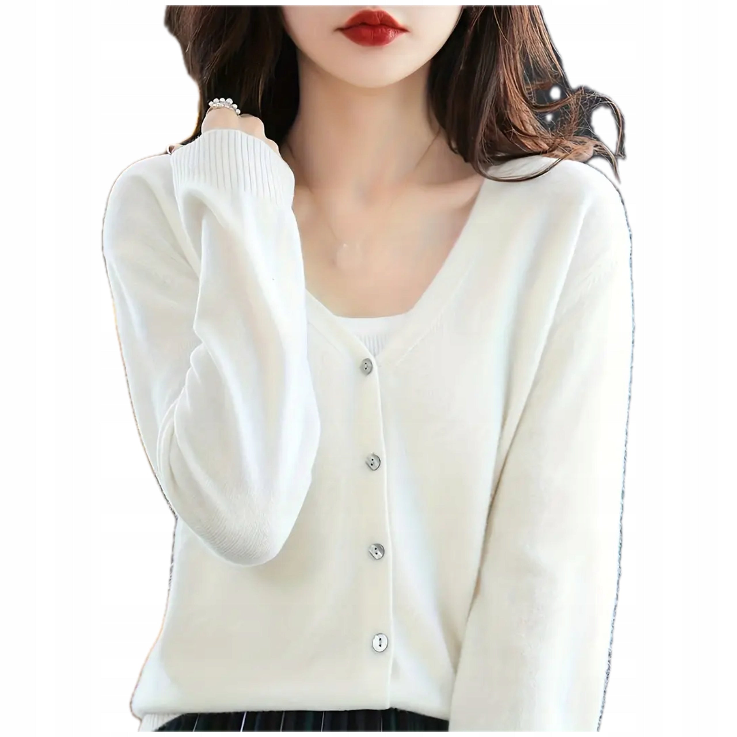 Damski Kardigan z Wiskozą