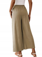 Damskie Letnie Spodnie z Bawełny