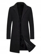 Męski Płaszcz Jednorzędowy