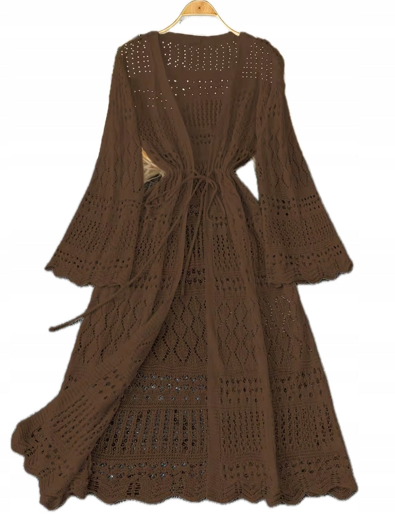 Damska Sukienka Plażowa z Wiskozy