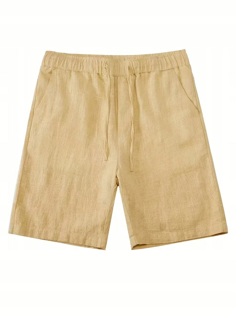 Męski Letni Zestaw Old Money Koszula i Szorty Plażowe - Old Money