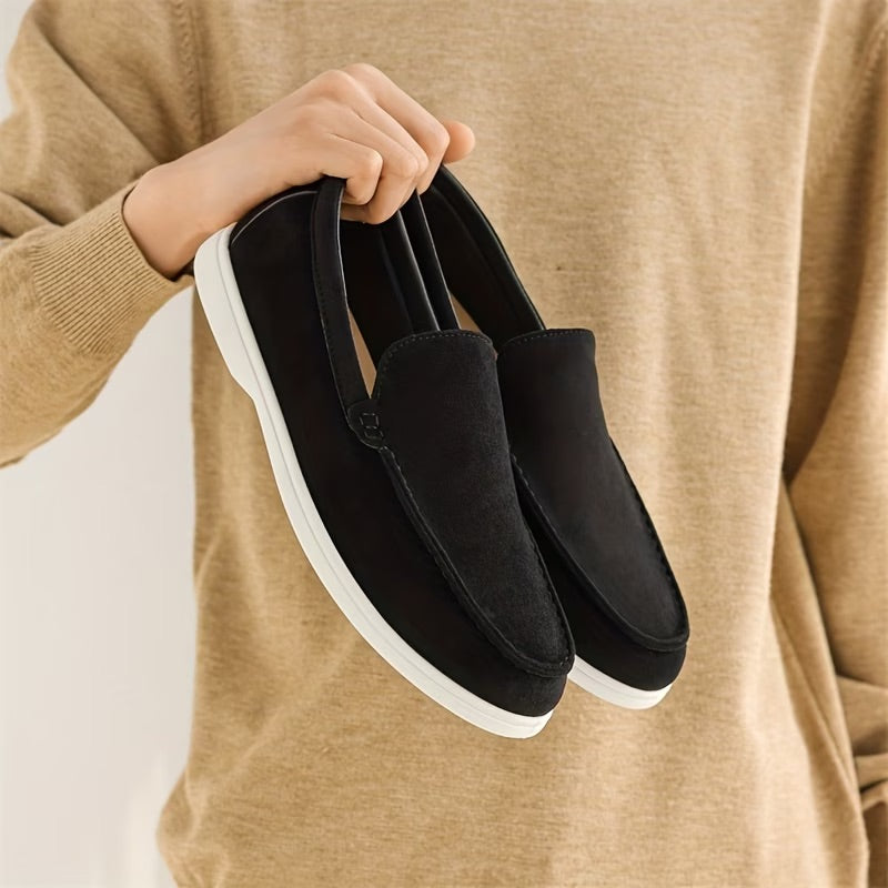 Męskie mokasyny slip-on minimalistyczne – Old Money