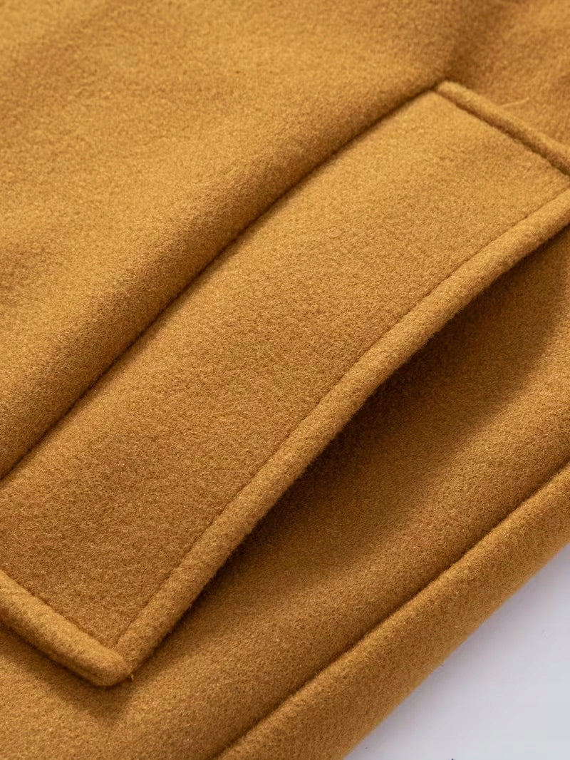 Męski Płaszcz Dwurzędowy