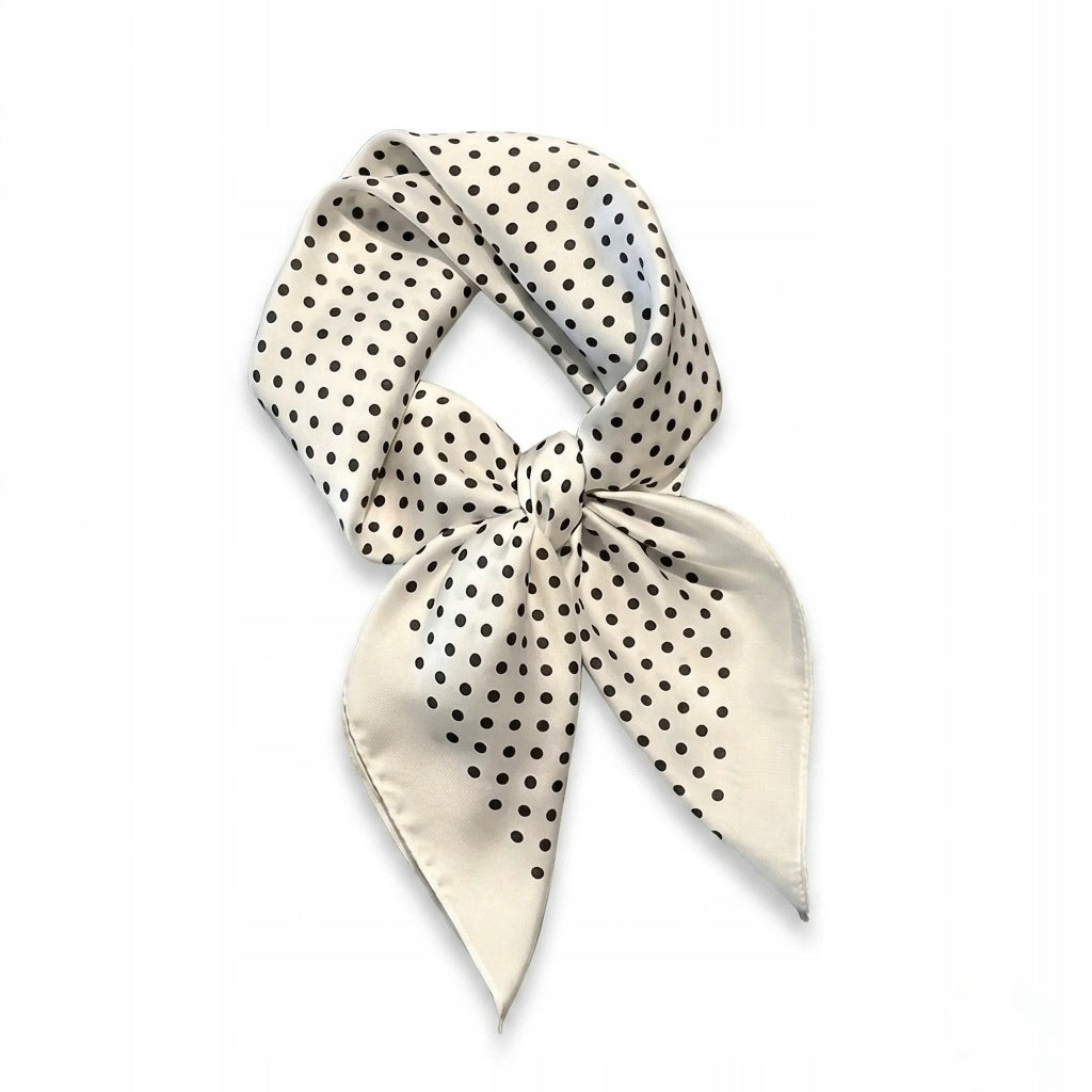 Women's polka dot scarf