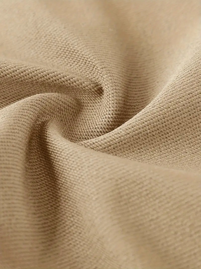 Męski Komplet Bluza na Zamek + Spodnie ze Sznurkami - Old Money