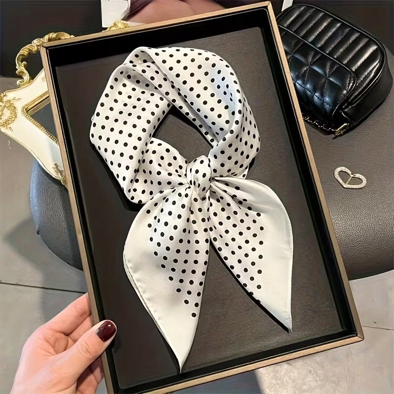 Women's polka dot scarf