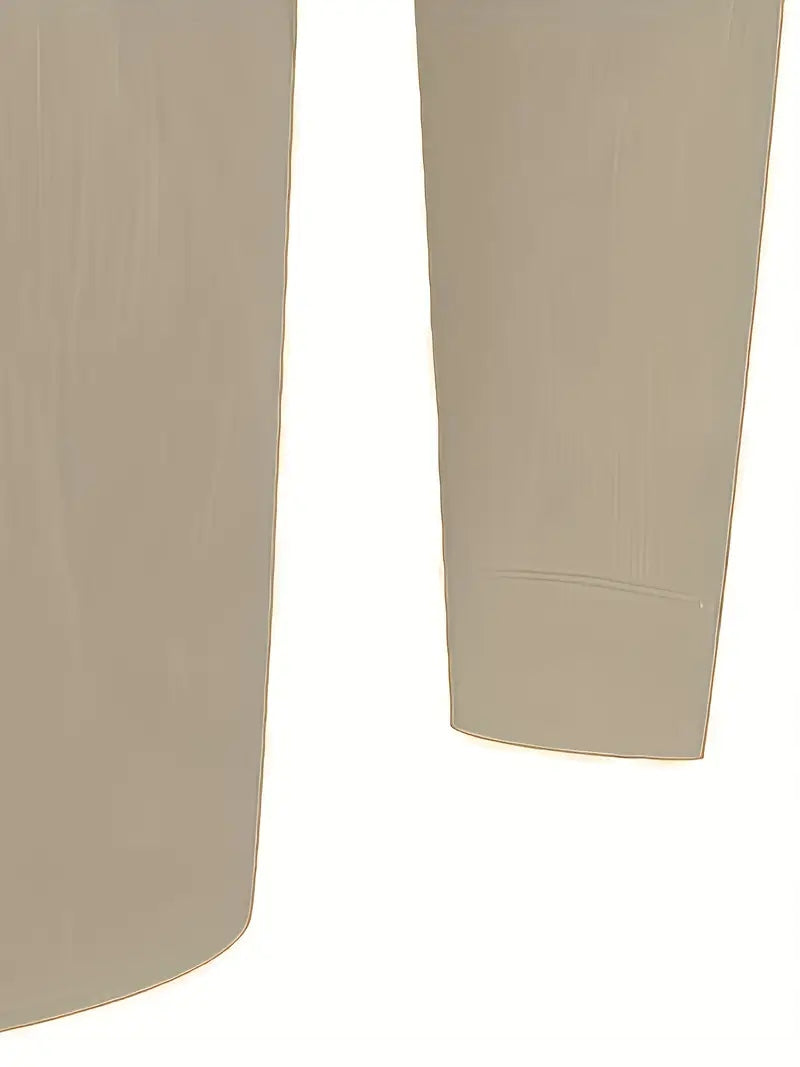 Męska Koszula Formalna i Casual z Długim Rękawem - Old Money