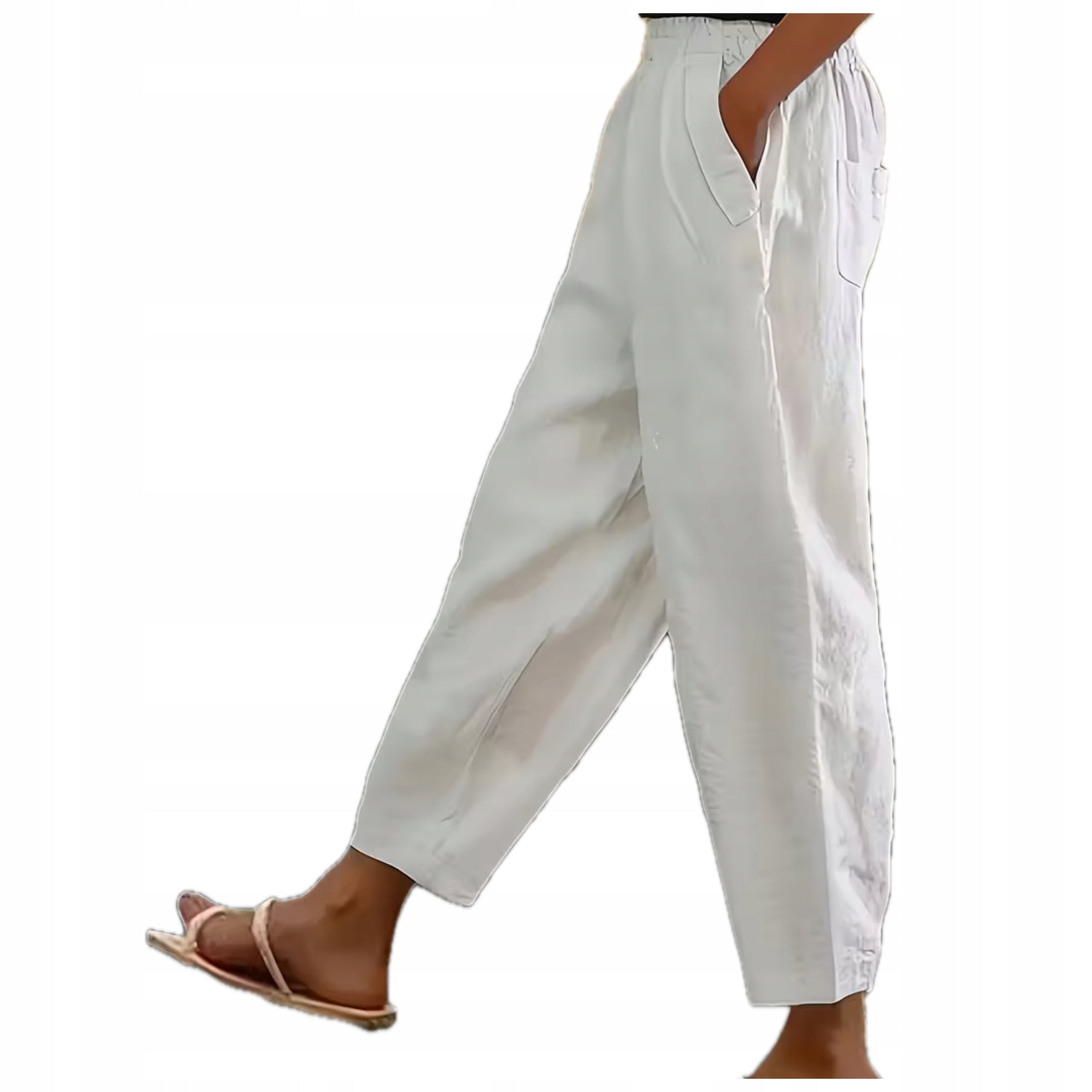 Damskie Spodnie z Bawełną