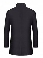 Męski Płaszcz z Wełną