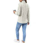 Damski Sweter z Golfem Aura