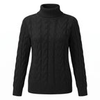Damski Sweter z Golfem Aura