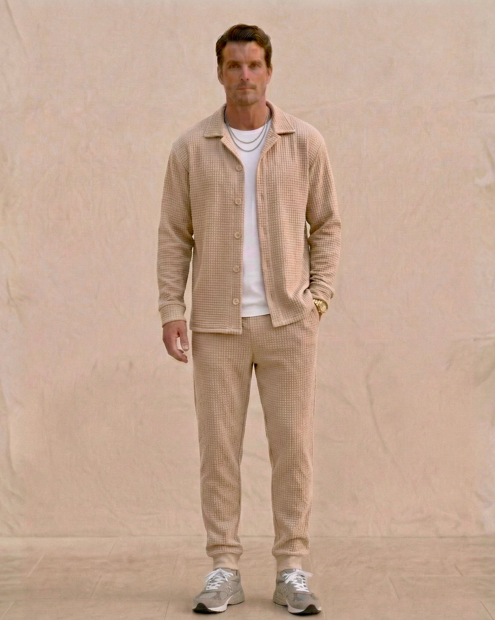 Męskie Wiosenny Komplet