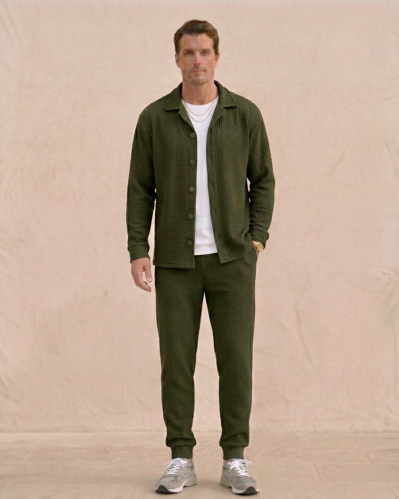 Męskie Wiosenny Komplet