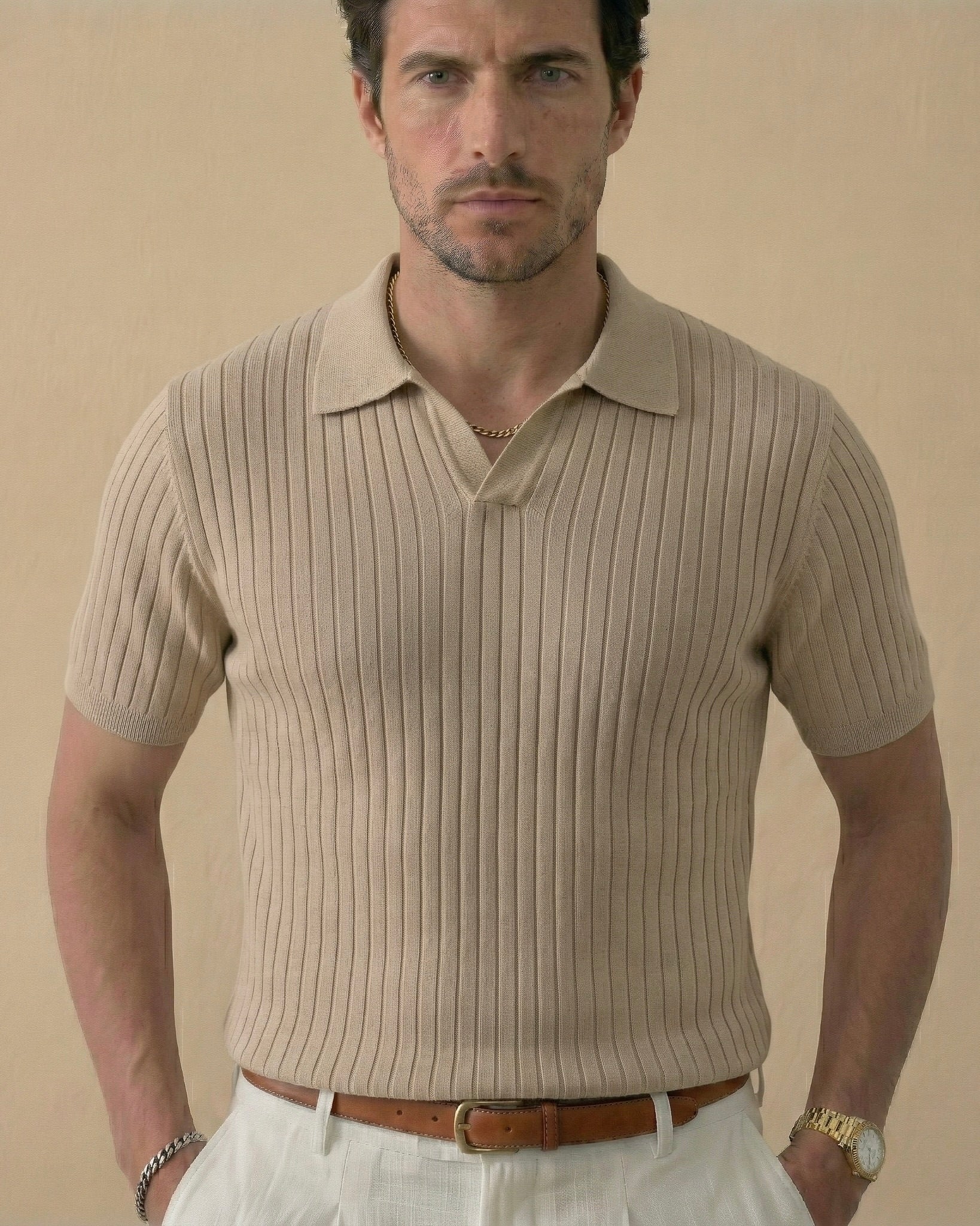 Męska Koszulka Polo z Wiskozą