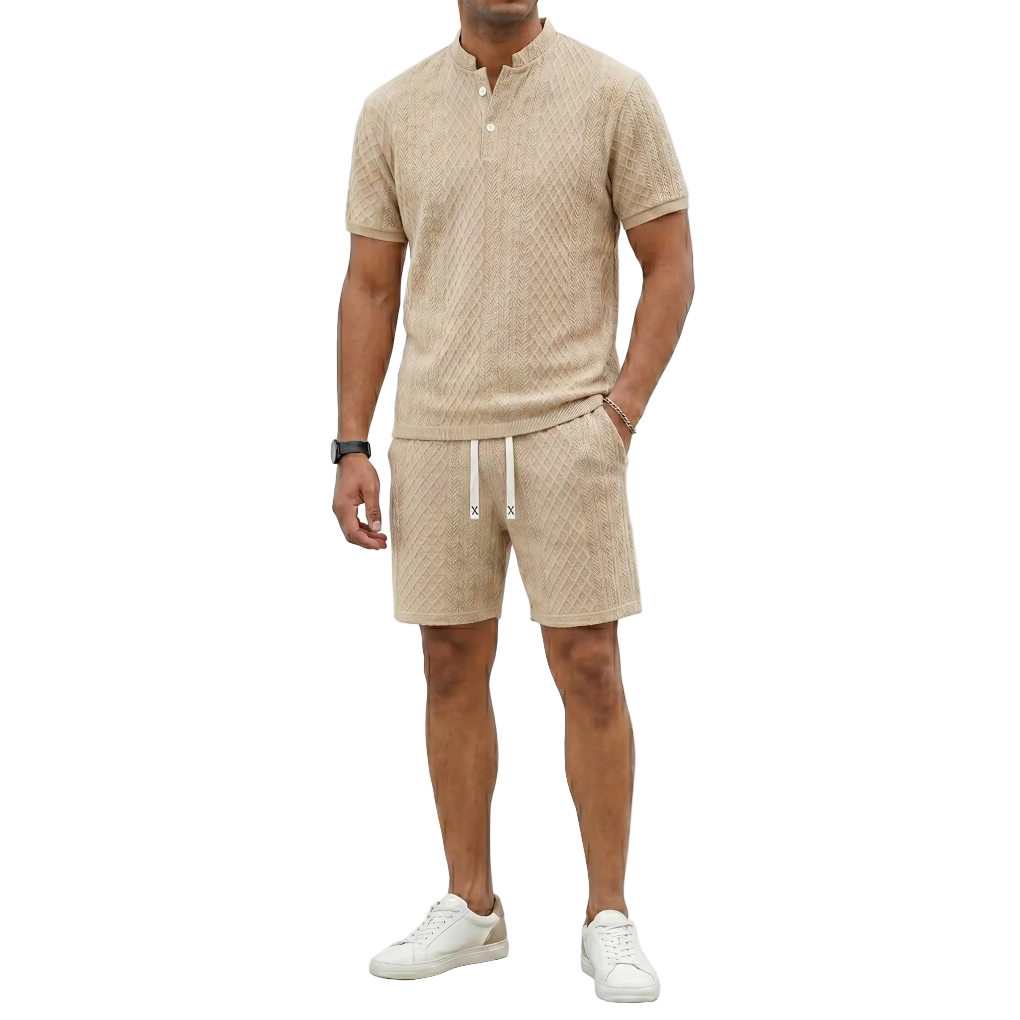 Męski Letni Komplet Capri