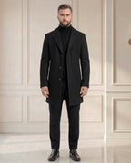 Męski Płaszcz Jednorzędowy