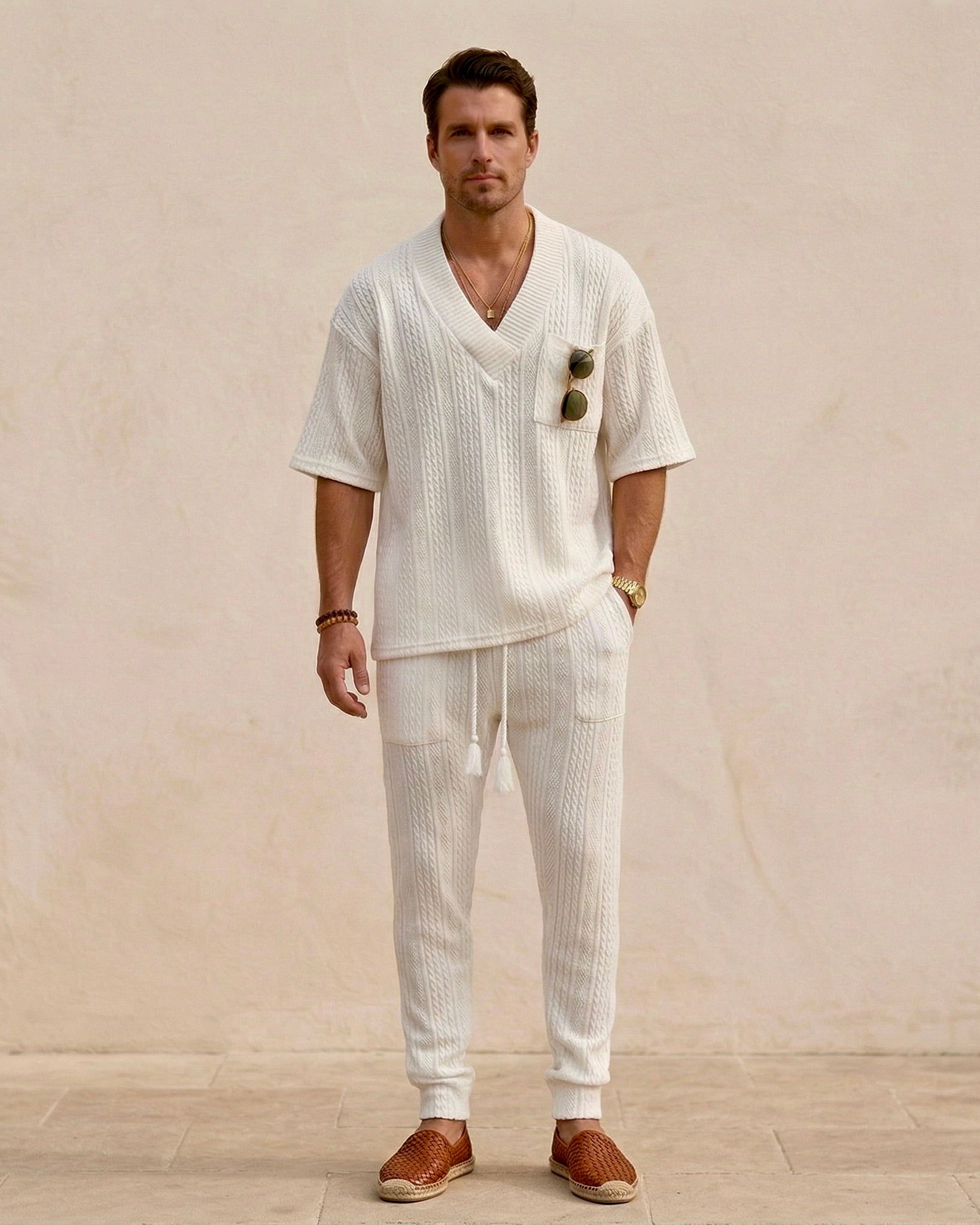 Męski Wiosenny Komplet