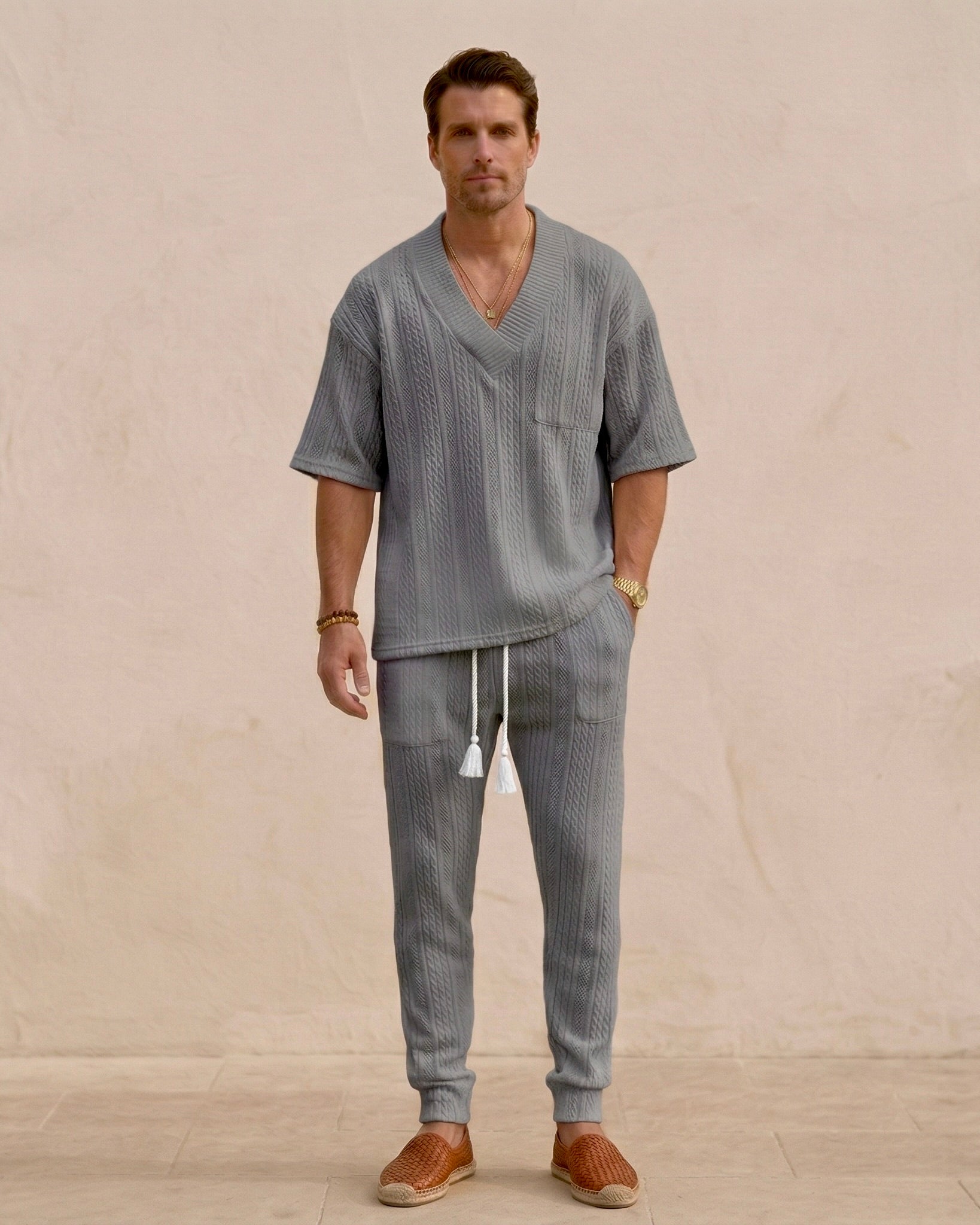 Męski Wiosenny Komplet