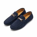 Men's Slip-On Moccasins with Buckle - Old Money 