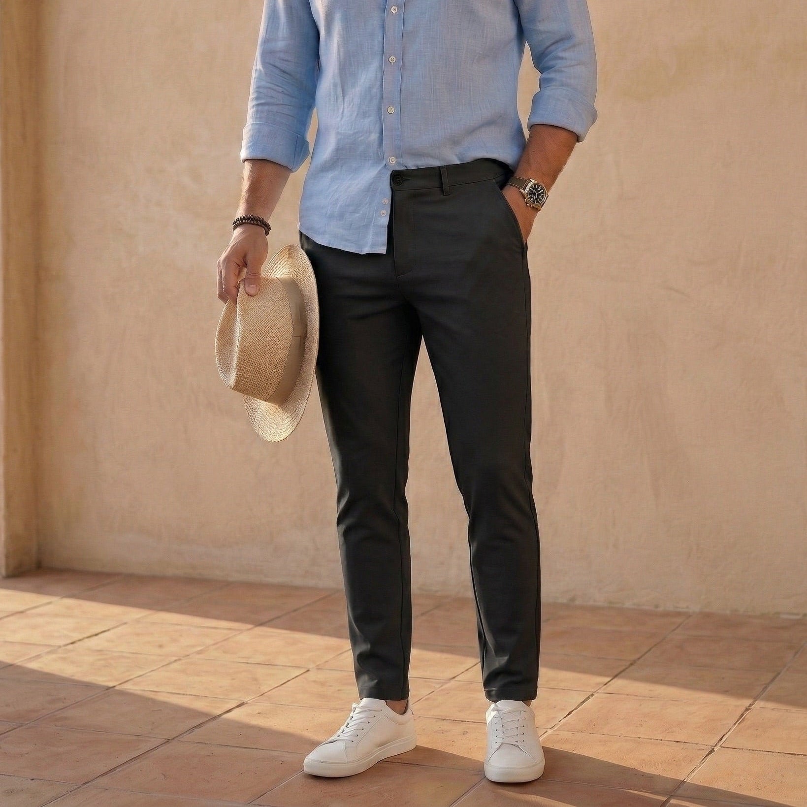 Męskie Spodnie Slim Fit