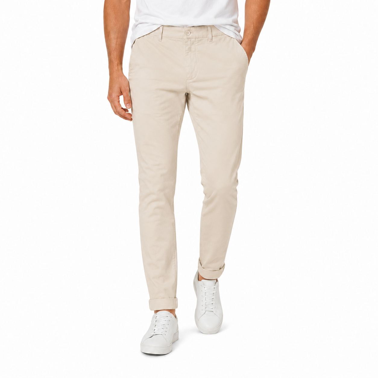 Męskie Spodnie Slim Fit Faro