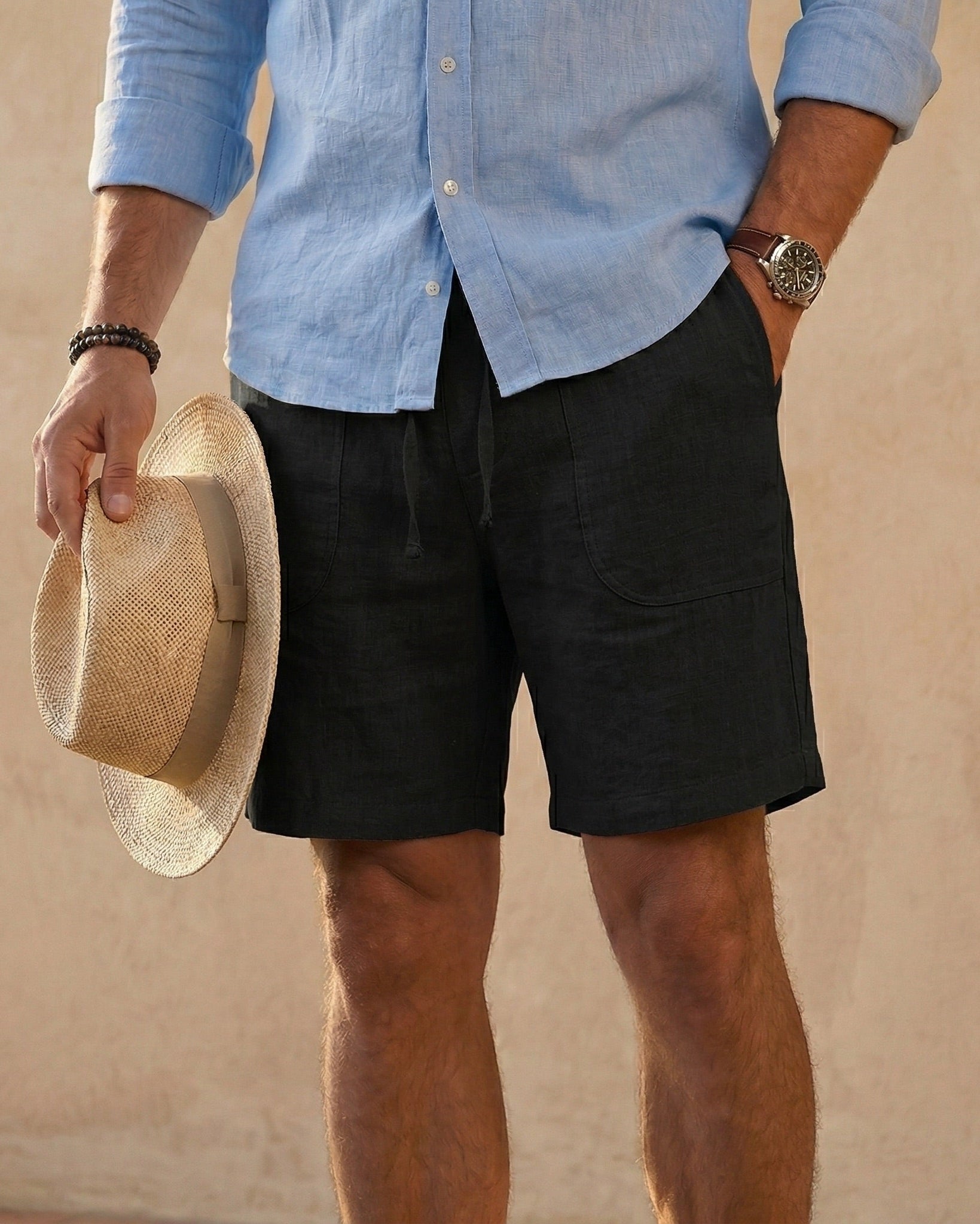 Męskie Szorty z Bawełną