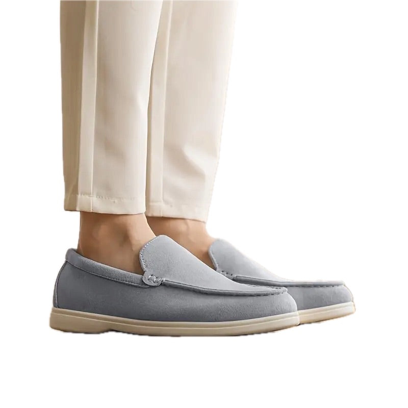 Męskie mokasyny slip-on minimalistyczne – Old Money