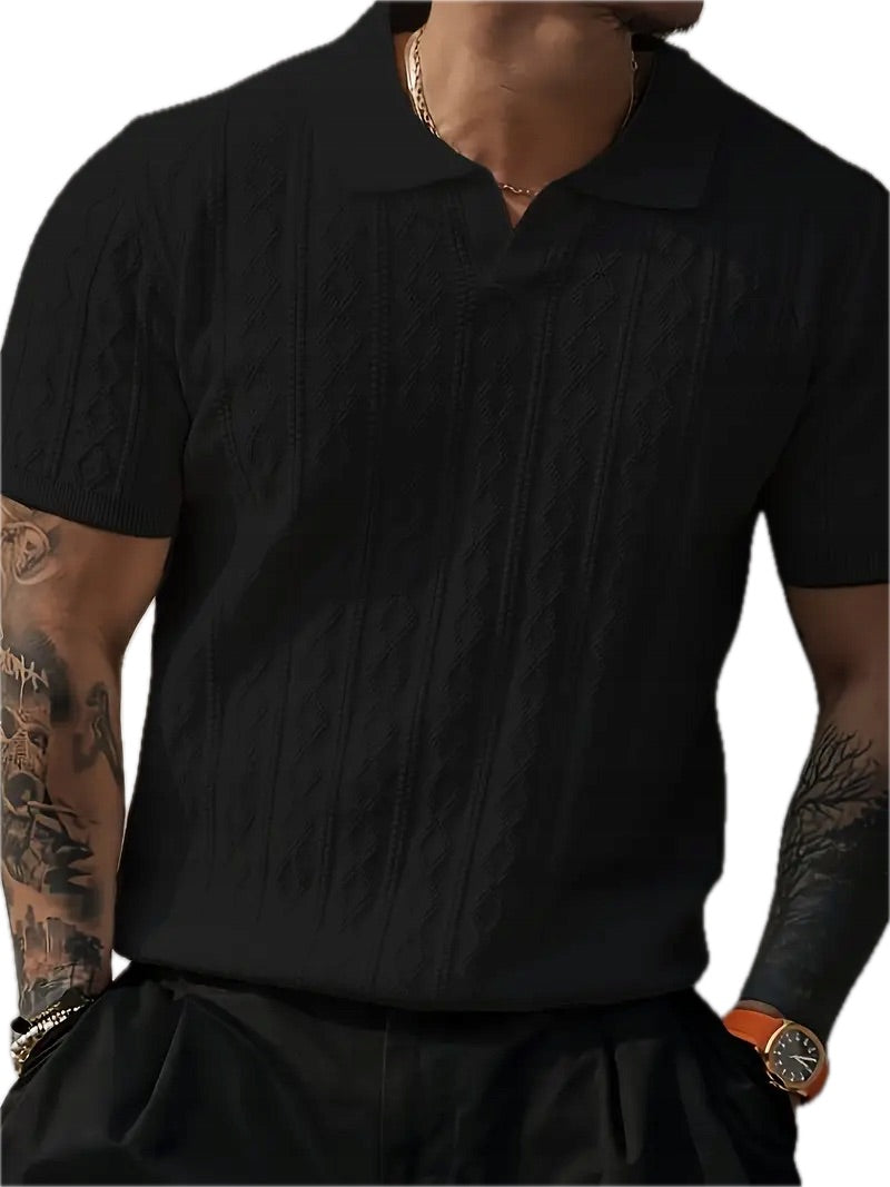 Letnia Koszulka Polo z Kołnierzem - Old Money