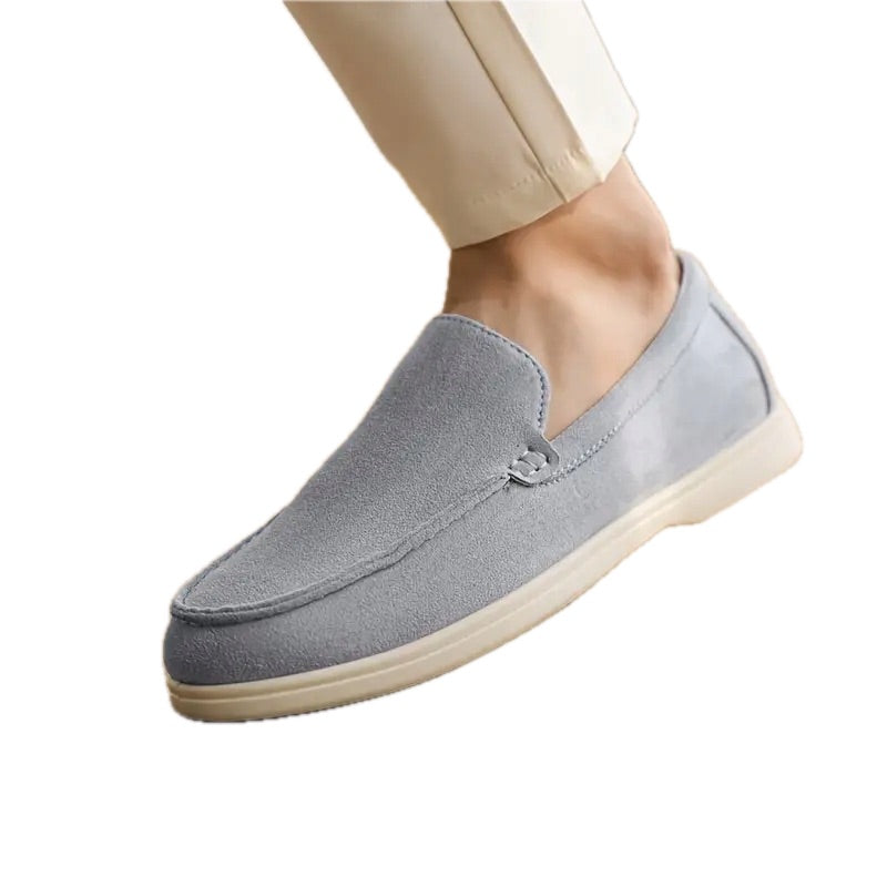 Męskie mokasyny slip-on minimalistyczne – Old Money