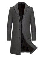 Męski Płaszcz Jednorzędowy