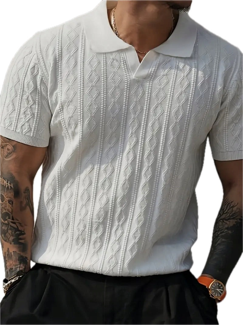 Letnia Koszulka Polo z Kołnierzem - Old Money