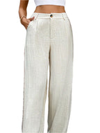 Damskie Spodnie z Lnu