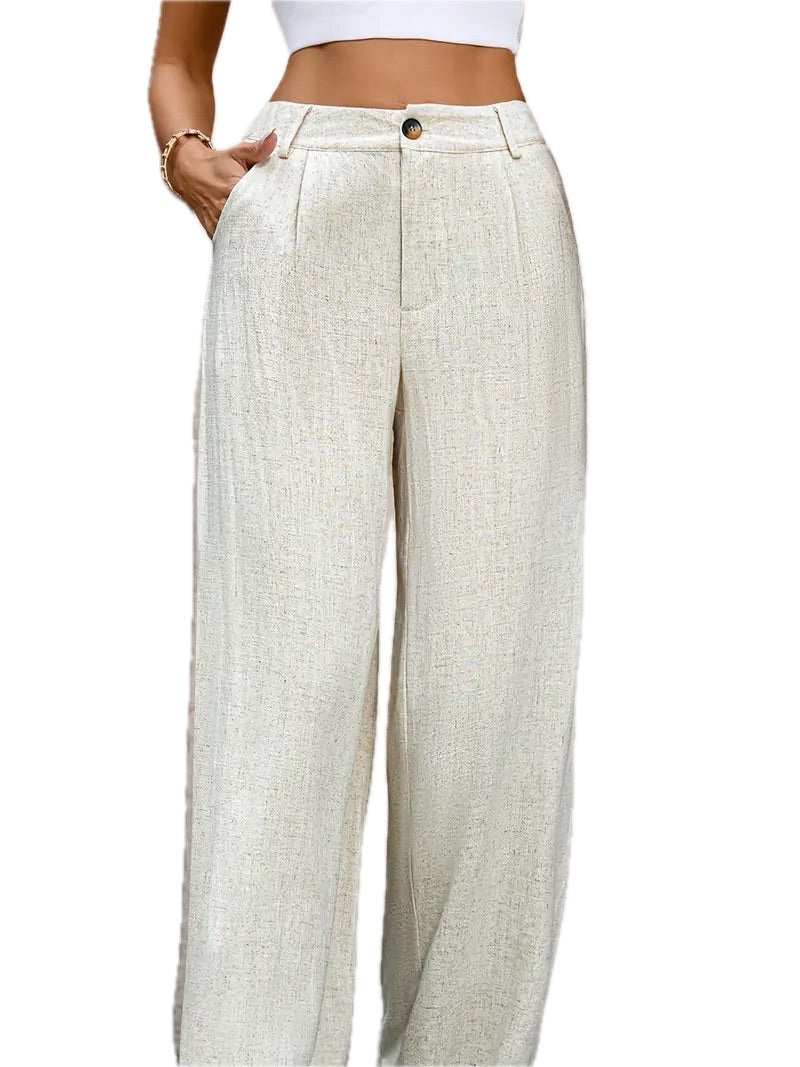 Damskie Spodnie z Lnu