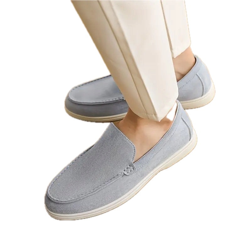 Męskie mokasyny slip-on minimalistyczne – Old Money