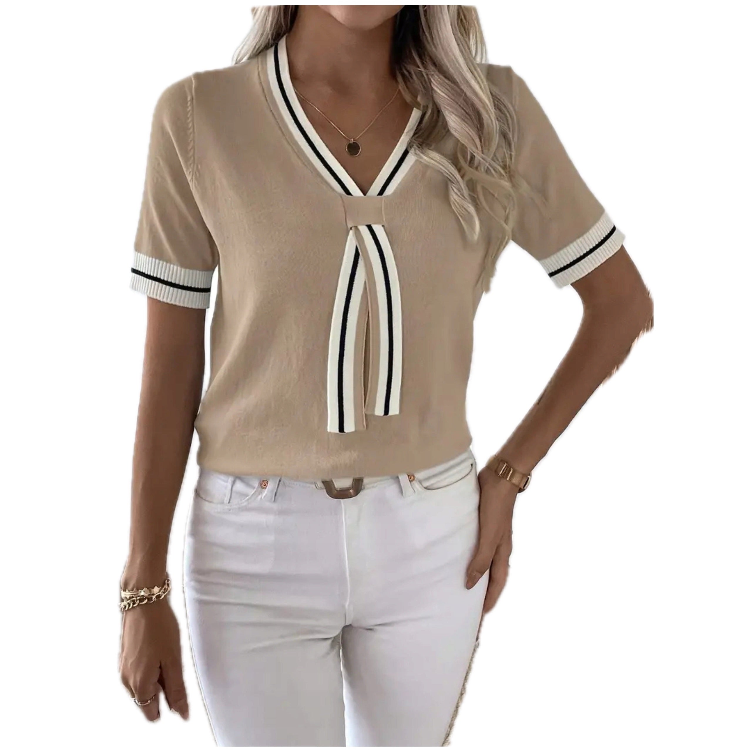 Damski Pulower z Wiskozą