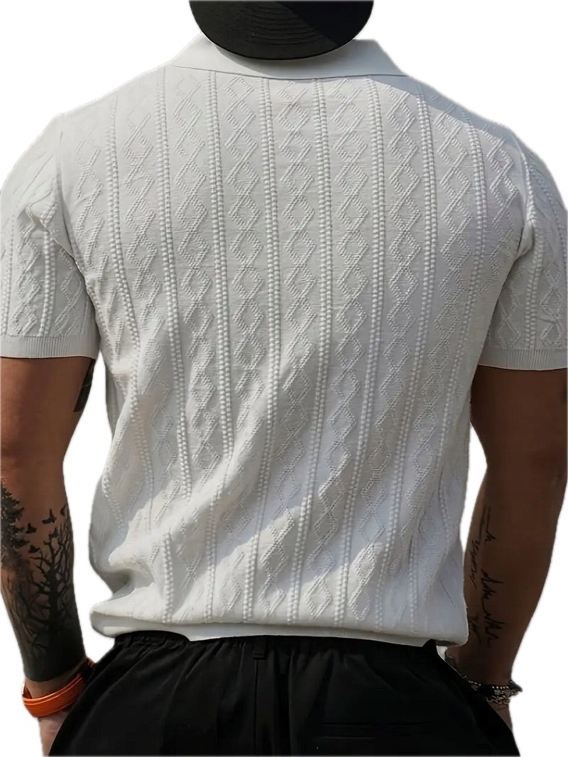 Letnia Koszulka Polo z Kołnierzem - Old Money