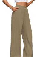 Damskie Spodnie z Lnu