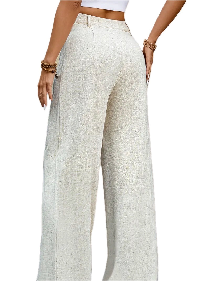 Damskie Spodnie z Lnu