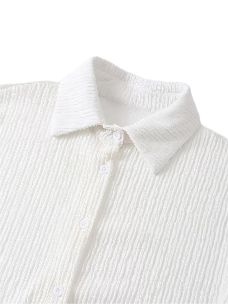 Zestaw Damski Letni Top + Szorty - Old Money