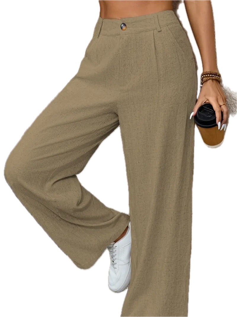 Damskie Spodnie z Lnu