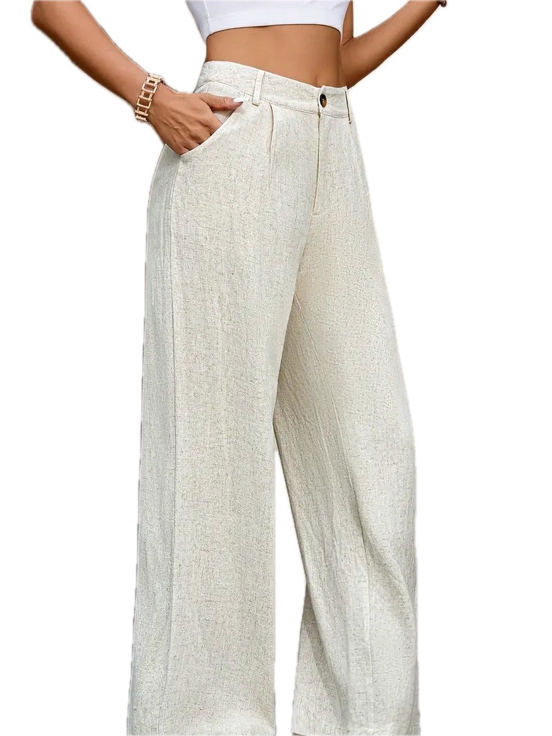 Damskie Spodnie z Lnu