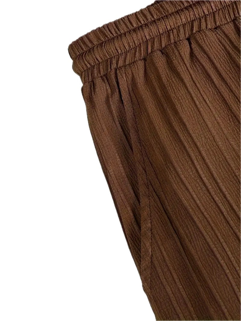 Męski Zestaw Koszula i Spodnie ze Sznurkiem - Old Money