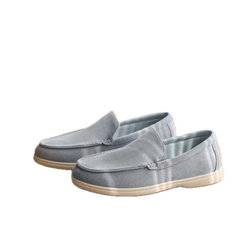 Męskie mokasyny slip-on minimalistyczne – Old Money