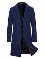 Męski Płaszcz Jednorzędowy