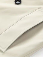 Męski Trencz Dwurzędowy