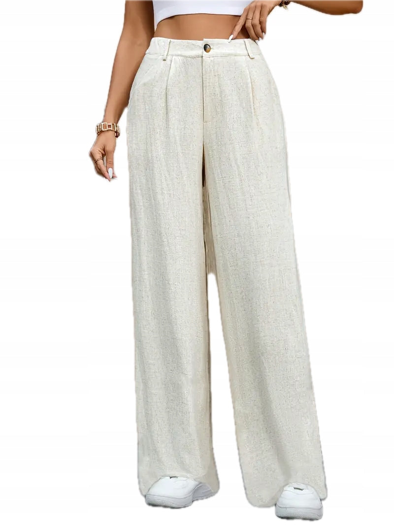 Damskie Spodnie z Lnu